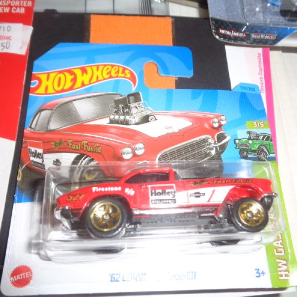 Hotwheels - Corvette Gasser of 1962, red, 174/235, 3/5