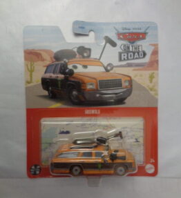 Mattel - 2021 - Disney Pixar Cars - GRISWOLD - GRISWORLD - On the Road - Stationwagon - Orange and brown