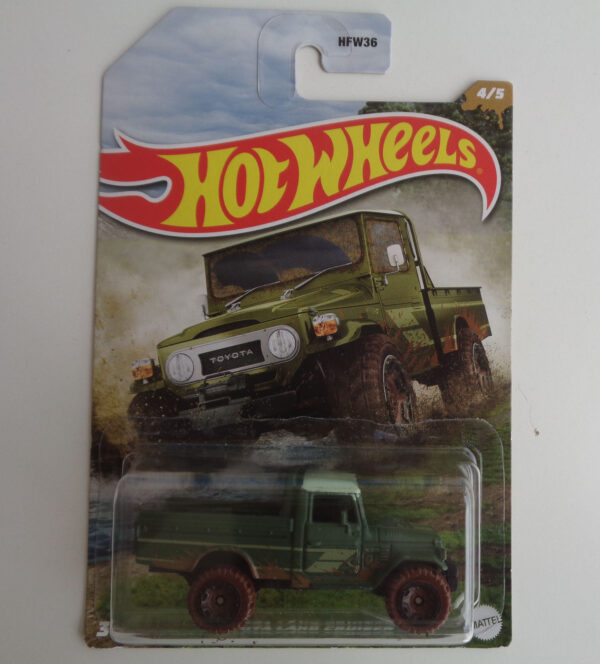 Hotwheels – Toyota Land Cruiser – 4/5 – green – Model Cars & Planes