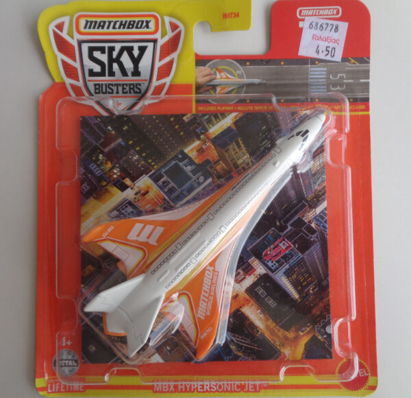 Matchbox - Hypersonic Jet - Passenger - orange
