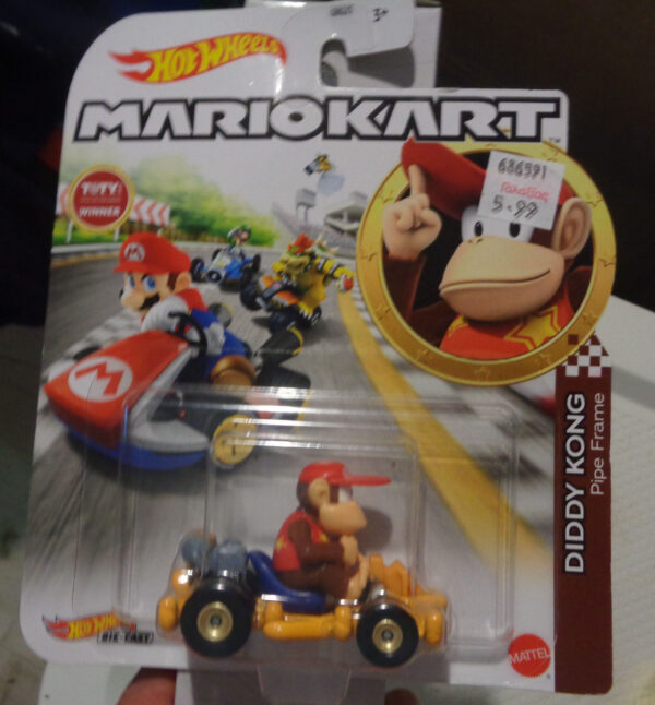 Hot Wheels - Mariokart - Diddy Kong - Pipe Frame