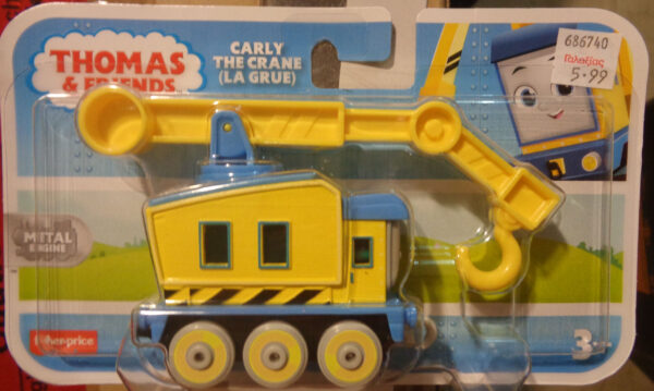 Fisher Price - Thomas & Friends - Carly the Crane (La Grue) - Train Crane Wagon