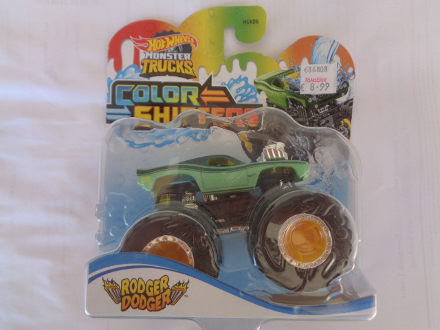 Hotwheels - Monster Trucks - Color Shifters - RODGER DODGER