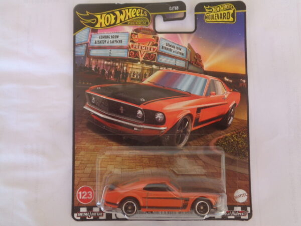 Hotwheels - Premium - Boulevard - '69 FORD MUSTANG BOSS 302 - 123