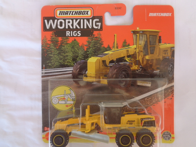 Matchbox - Working Rigs - MBX ROAD GRADER - 11/16