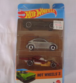 Hotwheels - 3 car multipack - 2024 - including Zamac Volkswagen Beetle