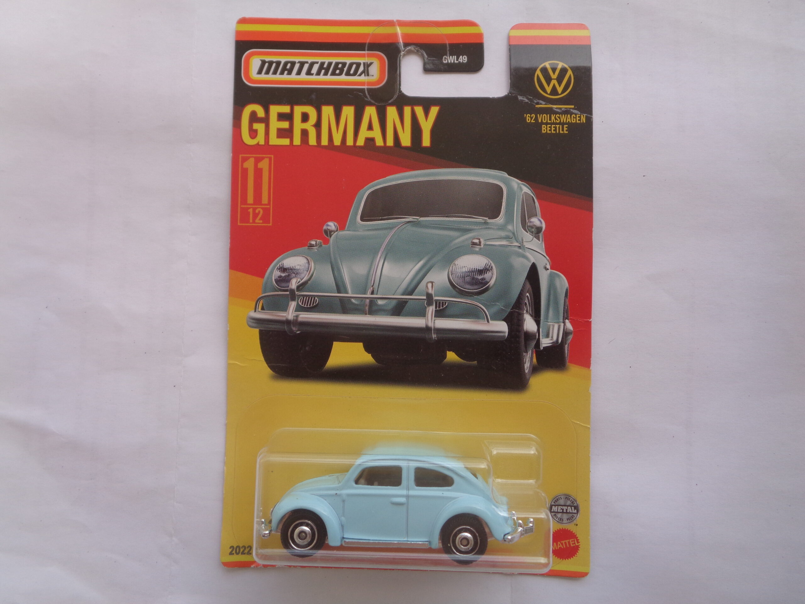 Matchbox - Germany - '62 VOLKSWAGEN BEETLE - 11/12