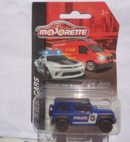 Majorette - S.O.S. Cars - SUZUKI Jimmy - Police Jeep in blue