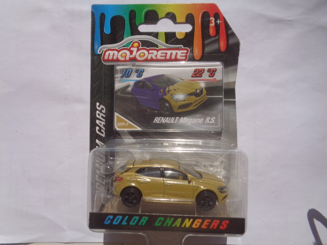 Majorette - Color Changers - RENAULT Megane R.S. - # 222F-2