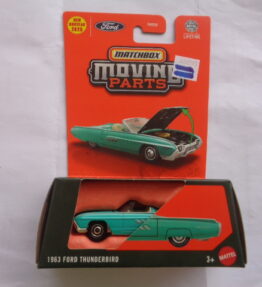 Matchbox - Moving Parts - 1963 FORD THUNDERBIRD - in green torquoise