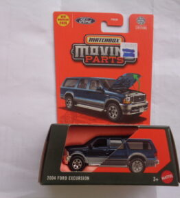 Matchbox - Moving Parts - 2004 FORD EXCURSION - dark blue