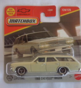 Matchbox - 2025 - Mainline - 1966 CHEVELLE WAGON - 124/125 - Cream