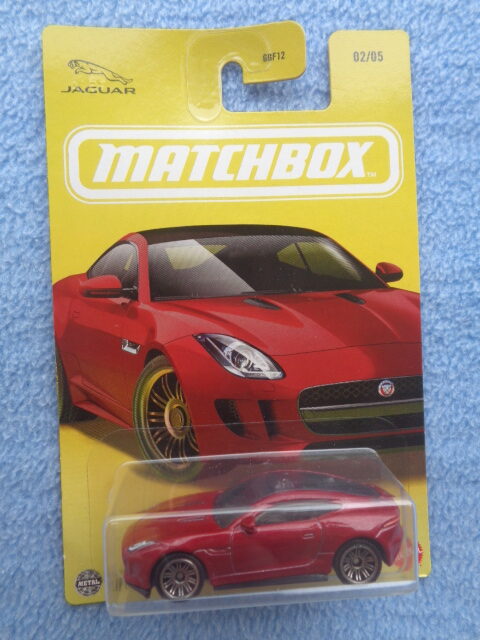 Matchbox - Long Cards - '16 JAGUAR F-TYPE COUPE - 02/05 - Red