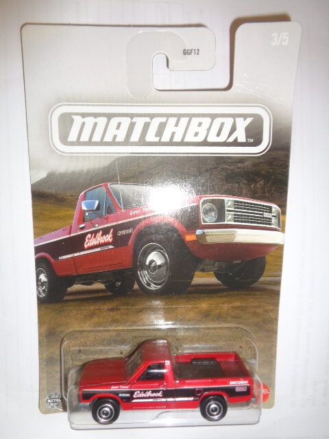 Matchbox - Long Cards - 1977 FORD COURIER TRUCK - 3/5 - Red