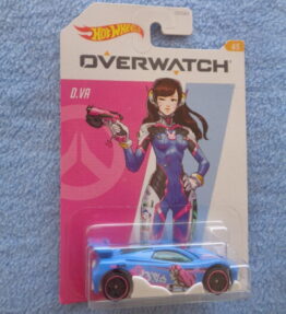 Hotwheels - Overwatch - D.VA - MS-T-SUZUKA - 4/6 - Light blue sports car