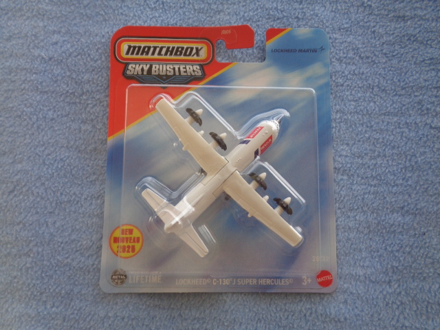 Matchbox - 2024 - Sky Busters - LOCKHEED C-130 J SUPER HERCULES - 28/32 - U.S. Coastguard rescue plane in white color