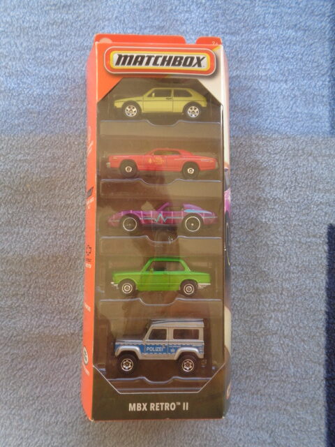 Matchbox - 2024 - Multipack - 5 cars - 1:64 - MBX RETRO II