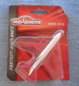 Majorette - Fantacy Airplanes - BOEING 787-9 - Scale 1:64 - Metal body - Model # 21 205 3120