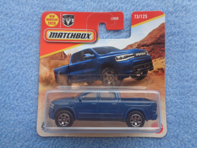 Matchbox - Mainline - 2025 RAM 1500 REV - 73/125 - Navy blue pickup truck