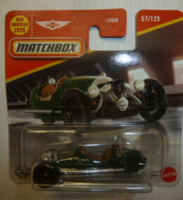Matchbox - Mainline - 2021 MORGAN 3 WHEELER - 57/125 - Motorcycle - Green
