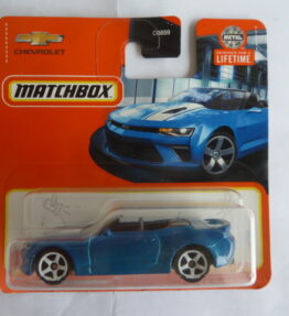 Matchbox - Mainline - '16 CHEVY CAMARO CONVERTIBLE - 31/100 - Blue
