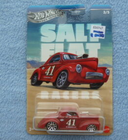 Hotwheels - Silver Series - Salt Flat Racers - 1941 WILLYS - 3/5 - Red