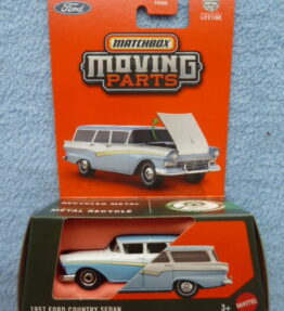 Matchbox - Moving Parts - 1957 FORD COUNTRY SEDAN - Blue white