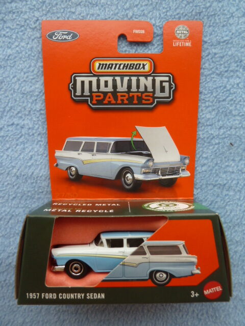 Matchbox - Moving Parts - 1957 FORD COUNTRY SEDAN - Blue white