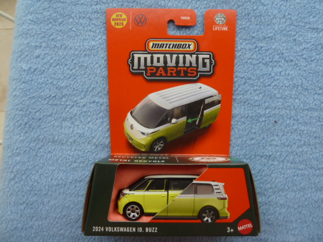 Matchbox - Moving Parts - 2024 VOLKSWAGEN ID. BUZZ - Yellow white minibus
