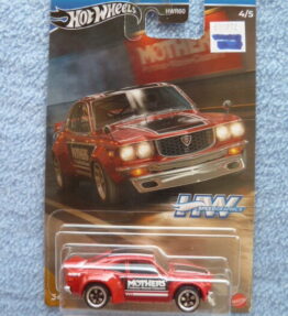 Hotwheels - Speed Graphics - MAZDA RX-3 - 4/5 - Red - Metal base