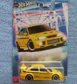 Hotwheels - 90's Street Scene - MITSUBISHI LANCER EVOLUTION VI - 2/5 - Yellow