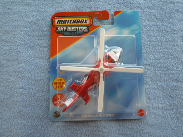 Matchbox - 2024 - Sky Busters - MBX RESCUE HELICOPTER - Red
