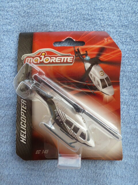 Majorette - Helicopters - EUROCOPTER EC 145 - Pollice helicopter - Black & white color
