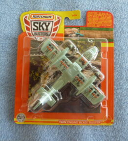 Matchbox - 2022 - Sky Busters - TWIN ENGINE BLAZE BUSTER - 17/33 - Forest fires fighting plane - Green color