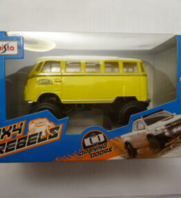 Maisto - Scale 1 : 43 - 4 x 4 Rebels - 2023 - VOLKSWAGEN SAMBA VAN - Minibus - Light yellow