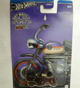 Hotwheels - 2023 - Motorcycle Club - HONDA MONKEY 250 - 5/5 - Black with red wheel reems