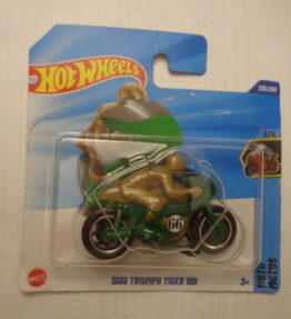 Hotwheels - 2025 - Mainline - Motorcycles - 1966 TRIUMPH TIGER 100 - 235/250 - 5/5 - Treasure hunt - Green