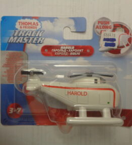 Fisher Price - Thomas & Friends - Helicopter - HAROLD - White with red stripe