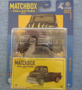 Matchbox - Collectors - 1953 FORD COE - 18/20 - Pickup truck - Black