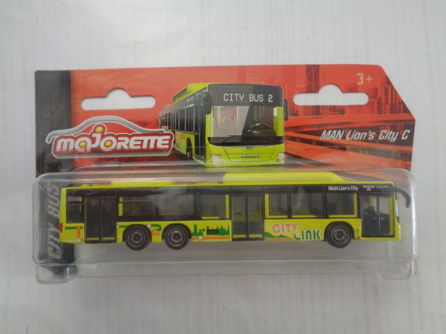 Majorette - City Bus - MAN LION'S CITY C - City transport bus - Yellow