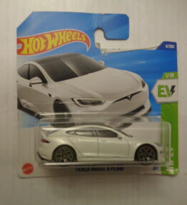 Hotwheels - 2025 - Mainline - TESLA MODEL S PLAID - 9/250 - 1/10 - White