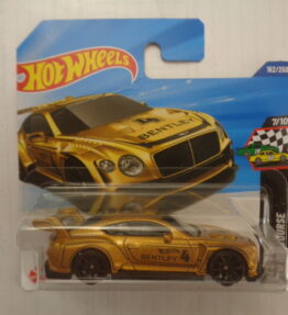 Hotwheels - 2025 - Mainline - 2018 BENTLEY CONTINENTAL GT3 - 162/250 - 7/10 - Gold color