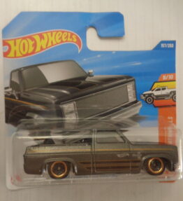 Hotwheels - 2025 - Mainline - '83 CHEVY SILVERADO - 157/250 - 9/10 - Dark grey - Metal base