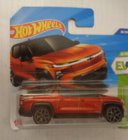 Hotwheels - 2025 - Mainline - SILVERADO EV RST - 86/250 - 6/10 - Electric pickup truck - Red brown