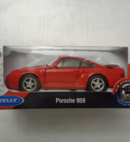 Welly - Scale - 1 : 34 - PORSCHE 959 - Red