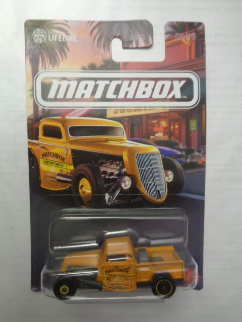 Matchbox - 2025 - Long Cards - Local Cruisers Series - '35 FORD PICKUP - 03/05 - Yellow