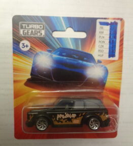 Turbo Gears - Collectible Car - RANGE ROVER - Logo "Predator" - Black - Our ref. # 019