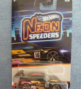 Hotwheels - 2023 - Neon Speeders - '16 CADILLAC ATS-V R - 9/8 - Black with graphics