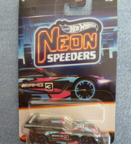 Hotwheels - 2023 - Neon Speeders - '16 MERCEDES AMG GT3 - 5/8 - Black with color graphics