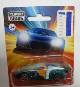 Turbo Gears - Collectible Car - BUGATTI - ref. # 009 - Fully covered on graphics